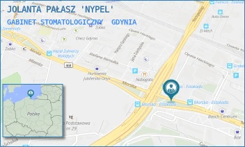 GABINET STOMATOLOGICZNY - JOLANTA PAŁASZ 'NYPEL' - MORSKA 148,  GDYNIA
