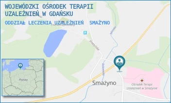 ODDZIAŁ LECZENIA UZALEŻNIEŃ - WOJEWÓDZKI OŚRODEK TERAPII UZALEŻNIEŃ W GDAŃSKU - 9,  SMAŻYNO
