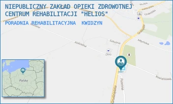 PORADNIA REHABILITACYJNA - NIEPUBLICZNY ZAKŁAD OPIEKI ZDROWOTNEJ CENTRUM REHABILITACJI "HELIOS" - UL. GRUDZIĄDZKA 17,  KWIDZYN