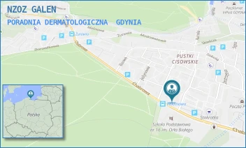 PORADNIA DERMATOLOGICZNA - NZOZ GALEN - UL. CZEREMCHOWA 1,  GDYNIA