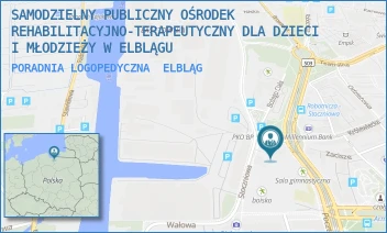 PORADNIA LOGOPEDYCZNA - SAMODZIELNY PUBLICZNY OŚRODEK REHABILITACYJNO-TERAPEUTYCZNY DLA DZIECI I MŁODZIEŻY W ELBLĄGU - KRÓLEWIECKA 2,  ELBLĄG