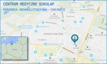 PORADNIA REHABILITACYJNA - CENTRUM MEDYCZNE ESKULAP - UL. KOŚCIERSKA 9,  CHOJNICE