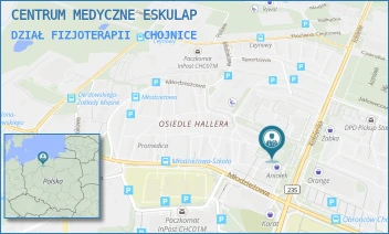 DZIAŁ FIZJOTERAPII - CENTRUM MEDYCZNE ESKULAP - UL. KOŚCIERSKA 9,  CHOJNICE