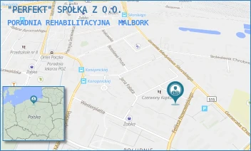 PORADNIA REHABILITACYJNA - "PERFEKT" SPÓŁKA Z O.O. - UL. NOWOWIEJSKIEGO 48,  MALBORK