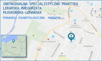 PORADNIA DIABETOLOGICZNA - INDYWIDUALNA SPECJALISTYCZNA PRAKTYKA LEKARSKA MAŁGORZATA PŁOSKOŃSKA-LEMAŃSKA - UL. KOŁŁĄTAJA 3,  KWIDZYN