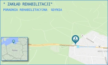 PORADNIA REHABILITACYJNA - " ZAKŁAD REHABILITACJI" - UL. CHWARZNIEŃSKA 136/138,  GDYNIA