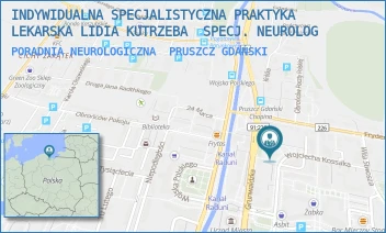 PORADNIA NEUROLOGICZNA - INDYWIDUALNA SPECJALISTYCZNA PRAKTYKA LEKARSKA LIDIA KUTRZEBA  SPECJ. NEUROLOG - UL. GRUNWALDZKA 25,  PRUSZCZ GDAŃSKI