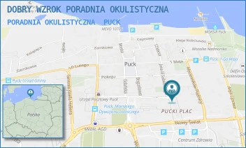 PORADNIA OKULISTYCZNA - DOBRY WZROK PORADNIA OKULISTYCZNA - PL. OBROŃCÓW WYBRZEŻA 8A/1,  PUCK