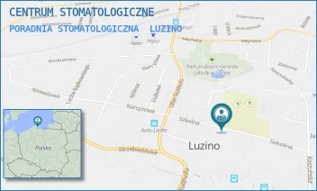PORADNIA STOMATOLOGICZNA - CENTRUM STOMATOLOGICZNE - UL. SZKOLNA 13,  LUZINO