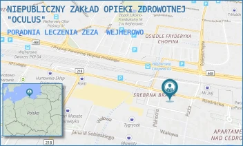 PORADNIA LECZENIA ZEZA - NIEPUBLICZNY ZAKŁAD OPIEKI ZDROWOTNEJ "OCULUS" - UL. ŚW.JANA 7C/39,  WEJHEROWO