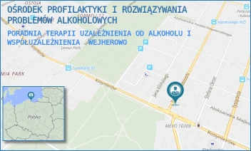 PORADNIA TERAPII UZALEŻNIENIA OD ALKOHOLU I WSPÓŁUZALEŻNIENIA - OŚRODEK PROFILAKTYKI I ROZWIĄZYWANIA PROBLEMÓW ALKOHOLOWYCH - UL. TADEUSZA KOŚCIUSZKI 2,  WEJHEROWO