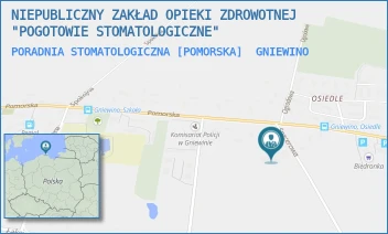 PORADNIA STOMATOLOGICZNA [POMORSKA] - STOMMEDICA POGOTOWIE STOMATOLOGICZNE SŁAWOMIR HERMANOWSKI - UL. POMORSKA 40,  GNIEWINO