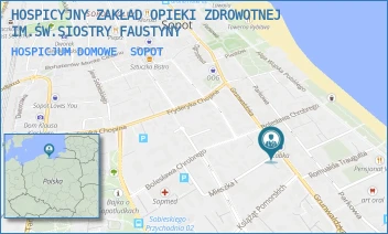 HOSPICJUM DOMOWE - HOSPICYJNY ZAKŁAD OPIEKI ZDROWOTNEJ IM.ŚW.SIOSTRY FAUSTYNY - UL. MIESZKA I 1/1,  SOPOT