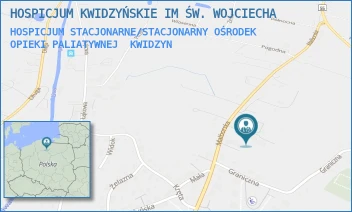 HOSPICJUM STACJONARNE/STACJONARNY OŚRODEK OPIEKI PALIATYWNEJ - HOSPICJUM KWIDZYŃSKIE IM ŚW. WOJCIECHA - UL. MALBORSKA 18A,  KWIDZYN