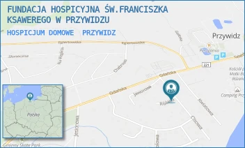 HOSPICJUM DOMOWE - FUNDACJA HOSPICYJNA ŚW.FRANCISZKA KSAWEREGO W PRZYWIDZU - UL. CISOWA 4/1,  PRZYWIDZ