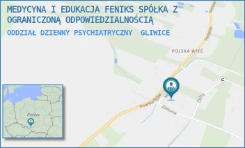 ODDZIAŁ DZIENNY PSYCHIATRYCZNY - MEDYCYNA I EDUKACJA FENIKS SPÓŁKA Z OGRANICZONĄ ODPOWIEDZIALNOŚCIĄ - UL. MŁYŃSKA 8,  GLIWICE