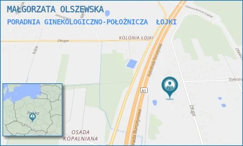 PORADNIA GINEKOLOGICZNO-POŁOŻNICZA - MAŁGORZATA OLSZEWSKA - UL. DŁUGA 50,  ŁOJKI