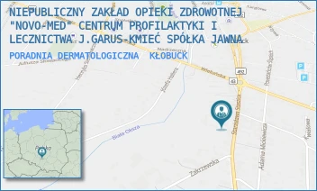 PORADNIA DERMATOLOGICZNA - NIEPUBLICZNY ZAKŁAD OPIEKI ZDROWOTNEJ "NOVO-MED" CENTRUM PROFILAKTYKI I LECZNICTWA J.GARUS-KMIEĆ SPÓŁKA JAWNA - UL. STANISŁAWA STASZICA 28,  KŁOBUCK