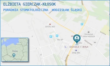 PORADNIA STOMATOLOGICZNA - ELŻBIETA GIERCZAK-KŁOSOK - UL. ŚWIĘTEGO WAWRZYŃCA 1,  WODZISŁAW ŚLĄSKI