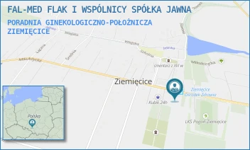 PORADNIA GINEKOLOGICZNO-POŁOŻNICZA - FAL-MED FLAK I WSPÓLNICY SPÓŁKA JAWNA - UL. MIKULCZYCKA 3,  ZIEMIĘCICE