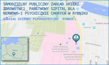 ODDZIAŁ DZIENNY PSYCHIATRYCZNY - KLINICZNY SZPITAL PSYCHIATRYCZNY SPZOZ W RYBNIKU - UL. GLIWICKA 33,  RYBNIK