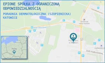 PORADNIA DERMATOLOGICZNA (SZOPIENICKA) - EPIONE SPÓŁKA Z OGRANICZONĄ ODPOWIEDZIALNOŚCIĄ - UL. SZOPIENICKA 59,  KATOWICE
