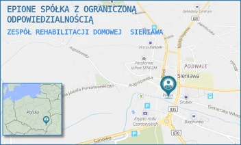 ZESPÓŁ REHABILITACJI DOMOWEJ - EPIONE SPÓŁKA Z OGRANICZONĄ ODPOWIEDZIALNOŚCIĄ - UL. RYNEK 4F,  SIENIAWA