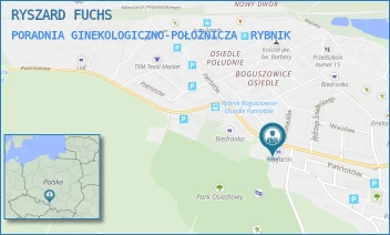 PORADNIA GINEKOLOGICZNO-POŁOŻNICZA - RYSZARD FUCHS - UL. PATRIOTÓW 11,  RYBNIK