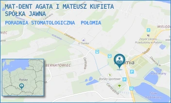 PORADNIA STOMATOLOGICZNA - MAT-DENT AGATA I MATEUSZ KUFIETA SPÓŁKA JAWNA - CENTRALNA 93,  POŁOMIA