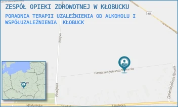 PORADNIA TERAPII UZALEŻNIENIA OD ALKOHOLU I WSPÓŁUZALEŻNIENIA - ZESPÓŁ OPIEKI ZDROWOTNEJ W KŁOBUCKU - UL. GEN. RÓMMLA 4 A,  KŁOBUCK