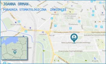 PORADNIA STOMATOLOGICZNA - JOANNA ORMAN - UL. MIECZYSŁAWA NIEDZIAŁKOWSKIEGO 31/13,  ZAWIERCIE