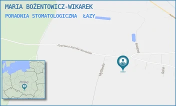 PORADNIA STOMATOLOGICZNA - MARIA BOŻENTOWICZ-WIKAREK - UL. JANA KOCHANOWSKIEGO 4,  ŁAZY