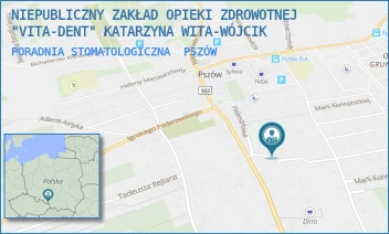 PORADNIA STOMATOLOGICZNA - NIEPUBLICZNY ZAKŁAD OPIEKI ZDROWOTNEJ "VITA-DENT" KATARZYNA WITA-WÓJCIK - UL. GEN. JÓZEFA HALLERA 7,  PSZÓW