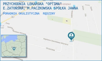 PORADNIA OKULISTYCZNA - PRZYCHODNIA LEKARSKA "OPTIMA"  E.ZATOŃSKA, M.PACZKOWSKA SPÓŁKA JAWNA - UL. DZIAŁKOWICZÓW 20 20,  RĘDZINY