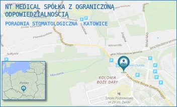 PORADNIA STOMATOLOGICZNA - NT MEDICAL SPÓŁKA Z OGRANICZONĄ ODPOWIEDZIALNOŚCIĄ - UL. UL. BOYA ŻELEŃSKIEGO 77,  KATOWICE