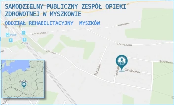 ODDZIAŁ REHABILITACYJNY - SAMODZIELNY PUBLICZNY ZESPÓŁ OPIEKI ZDROWOTNEJ W MYSZKOWIE - UL. GRZYBOWA 4,  MYSZKÓW