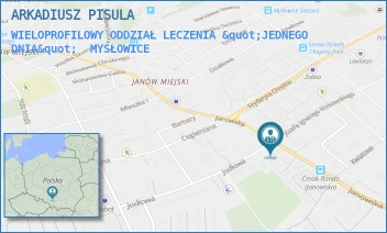 WIELOPROFILOWY ODDZIAŁ LECZENIA "JEDNEGO DNIA" - ARKADIUSZ PISULA - UL. JANOWSKA 19,  MYSŁOWICE