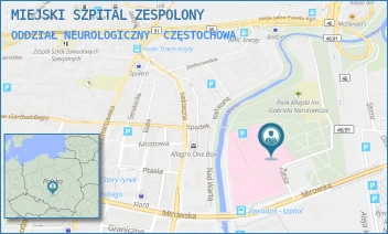 ODDZIAŁ NEUROLOGICZNY - MIEJSKI SZPITAL ZESPOLONY - UL. MIROWSKA 15,  CZĘSTOCHOWA