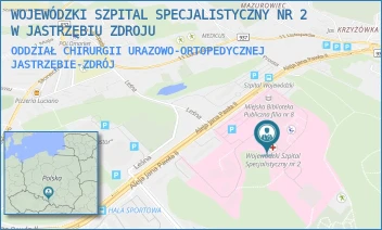 ODDZIAŁ CHIRURGII URAZOWO-ORTOPEDYCZNEJ - WOJEWÓDZKI SZPITAL SPECJALISTYCZNY NR 2 W JASTRZĘBIU ZDROJU - UL. ALEJA JANA PAWŁA II 7,  JASTRZĘBIE-ZDRÓJ