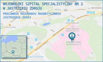 PRACOWNIA REZONANSU MAGNETYCZNEGO - WOJEWÓDZKI SZPITAL SPECJALISTYCZNY NR 2 W JASTRZĘBIU ZDROJU - UL. ALEJA JANA PAWŁA II 7,  JASTRZĘBIE-ZDRÓJ