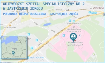 PORADNIA REUMATOLOGICZNA - WOJEWÓDZKI SZPITAL SPECJALISTYCZNY NR 2 W JASTRZĘBIU ZDROJU - UL. ALEJA JANA PAWŁA II 7,  JASTRZĘBIE-ZDRÓJ