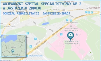 ODDZIAŁ REHABILITACJI - WOJEWÓDZKI SZPITAL SPECJALISTYCZNY NR 2 W JASTRZĘBIU ZDROJU - UL. ALEJA JANA PAWŁA II 7,  JASTRZĘBIE-ZDRÓJ