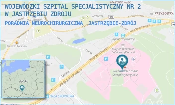 PORADNIA NEUROCHIRURGICZNA - WOJEWÓDZKI SZPITAL SPECJALISTYCZNY NR 2 W JASTRZĘBIU ZDROJU - UL. ALEJA JANA PAWŁA II 7,  JASTRZĘBIE-ZDRÓJ