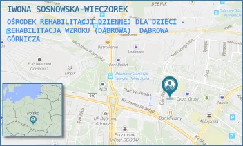OŚRODEK REHABILITACJI DZIENNEJ DLA DZIECI - REHABILITACJA WZROKU (DĄBROWA) - NZOZ CENTRUM DIAGNOSTYKI I TERAPII "LN CORPORE" - UL. SKIBIŃSKIEGO 1,  DĄBROWA GÓRNICZA