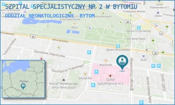 ODDZIAŁ NEONATOLOGICZNY - SZPITAL SPECJALISTYCZNY NR 2 W BYTOMIU - BATOREGO 15,  BYTOM