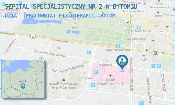 DZIA (PRACOWNIA) FIZJOTERAPII - SZPITAL SPECJALISTYCZNY NR 2 W BYTOMIU - BATOREGO 15,  BYTOM