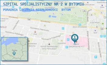 PORADNIA LECZENIA NIEPŁODNOŚCI - SZPITAL SPECJALISTYCZNY NR 2 W BYTOMIU - UL. BATOREGO 15,  BYTOM