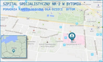 PORADNIA KARDIOLOGICZNA DLA DZIECI - SZPITAL SPECJALISTYCZNY NR 2 W BYTOMIU - UL. BATOREGO 15,  BYTOM