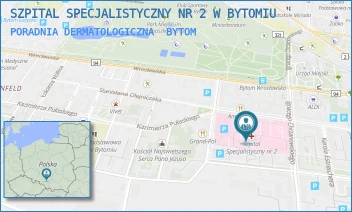 PORADNIA DERMATOLOGICZNA - SZPITAL SPECJALISTYCZNY NR 2 W BYTOMIU - UL. BATOREGO 15,  BYTOM