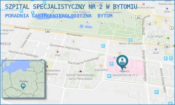 PORADNIA GASTROENTEROLOGICZNA - SZPITAL SPECJALISTYCZNY NR 2 W BYTOMIU - UL. BATOREGO 15,  BYTOM